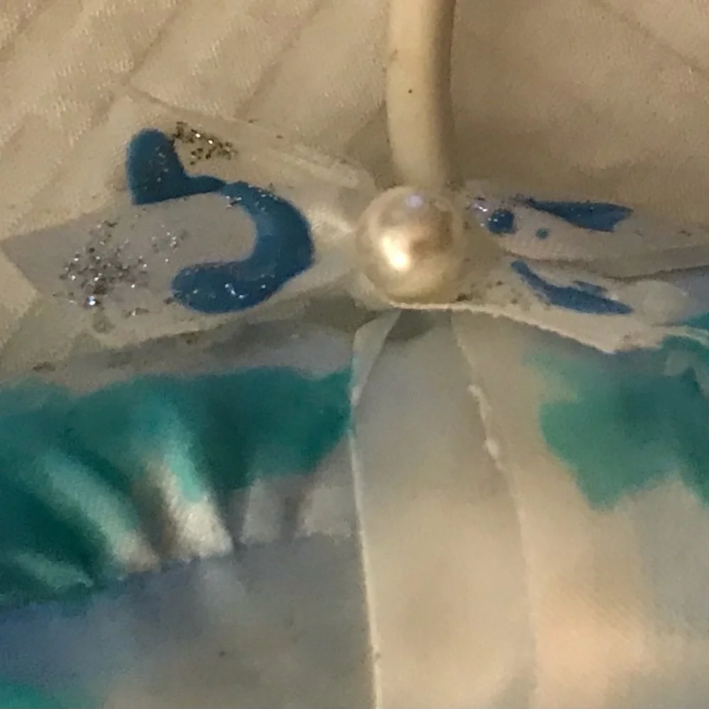 New 4 Satin Hanger Designed and Hand Painted by Artist made in USA